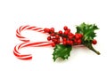 Christmas candy canes Royalty Free Stock Photo