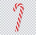 Christmas candy canes. Christmas stick. Traditional xmas candy with red, green and white stripes. Santa caramel cane