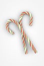 Christmas candy canes Royalty Free Stock Photo