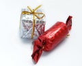 Christmas candy and gift Royalty Free Stock Photo