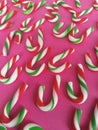 Christmas candycanes festive background