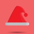 christmas cap. Vector illustration decorative design Royalty Free Stock Photo