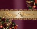 Christmas Card Background elegant Royalty Free Stock Photo