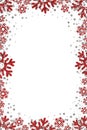 Christmas card background snowflakes red abstract ornaments New year glitter celebration holidays winter Royalty Free Stock Photo