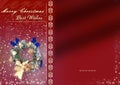 Christmas card with space for wishes