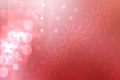 Christmas card template. Abstract festive gradient red pink white winter christmas or New Year background texture with blurred Royalty Free Stock Photo