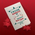 Christmas card Royalty Free Stock Photo