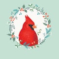 Christmas Cardinal bird