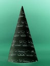 Christmas carol tree Royalty Free Stock Photo