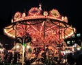 Christmas carousel on the Christmas Market.