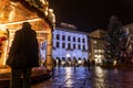 Christmas carousel in piazza della Repubblica