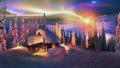 Christmas in the Carpathians Royalty Free Stock Photo