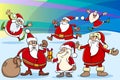 Christmas cartoon illustration