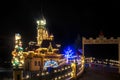 Christmas at the Castle night scene