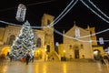 Christmas celebration in the San Benedetto square of Norcia.
