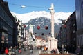 Christmas celebration at town center in Innsbruck