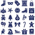 Christmas Celebration Vector Icons Pack Royalty Free Stock Photo