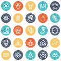 Christmas Celebration Vector Icons Pack Royalty Free Stock Photo