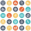 Christmas Celebration Vector Icons Pack Royalty Free Stock Photo