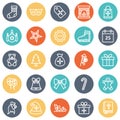 Christmas Celebration Vector Icons Pack Royalty Free Stock Photo