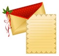 Christmas celebratory envelope