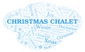 Christmas Chalet word cloud