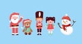 Christmas characters Royalty Free Stock Photo