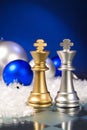 Christmas chess Royalty Free Stock Photo