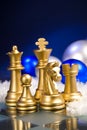 Christmas chess Royalty Free Stock Photo