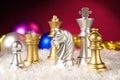 Christmas chess Royalty Free Stock Photo
