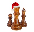 Christmas chess Royalty Free Stock Photo