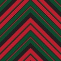 Christmas Chevron Diagonal Stripes seamless pattern background