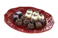 Christmas chocolate truffles