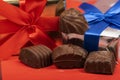 Christmas Chocolates Royalty Free Stock Photo