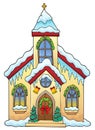 Christmas church building theme image 1