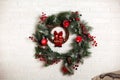 Christmas classic wreath