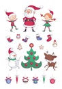 Christmas clip arts set