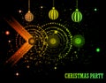 Christmas Club Party Background