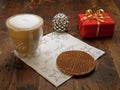 Christmas coffe break Royalty Free Stock Photo