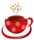 Christmas coffee cup