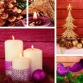 Christmas collage Royalty Free Stock Photo