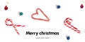 Christmas collection. Long header banner format. Panorama website header banner