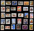 Christmas collection of stamps