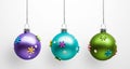 Christmas colored balls