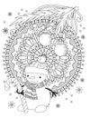 Christmas coloring page