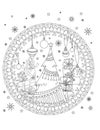 Christmas coloring page