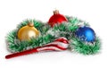 Christmas composition Royalty Free Stock Photo