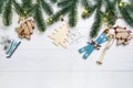 Christmas composition. Royalty Free Stock Photo