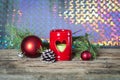 Christmas composition Royalty Free Stock Photo