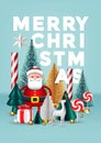 Merry christmas and Happy New Year 5 Royalty Free Stock Photo